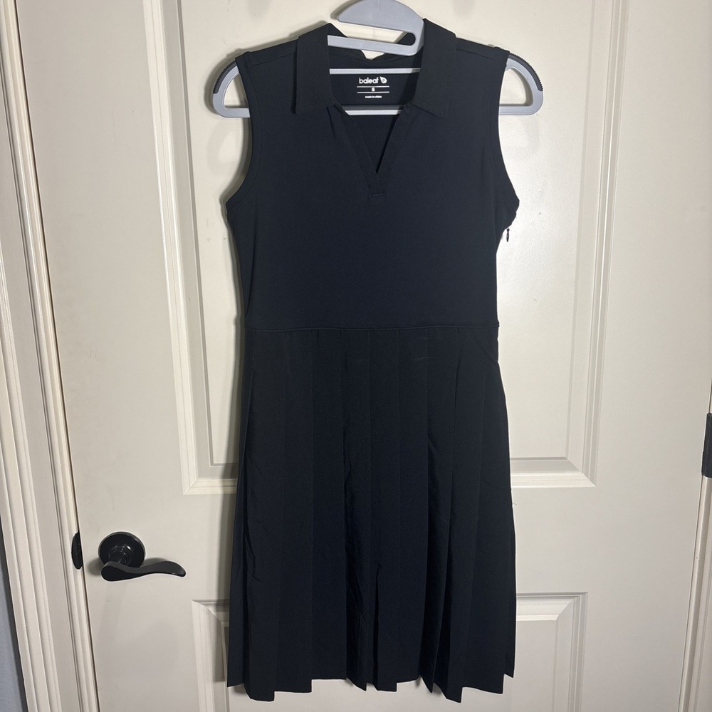 Baleaf Women Athletic Dress Size Small Black Pickleball Tennis Golf Pleated